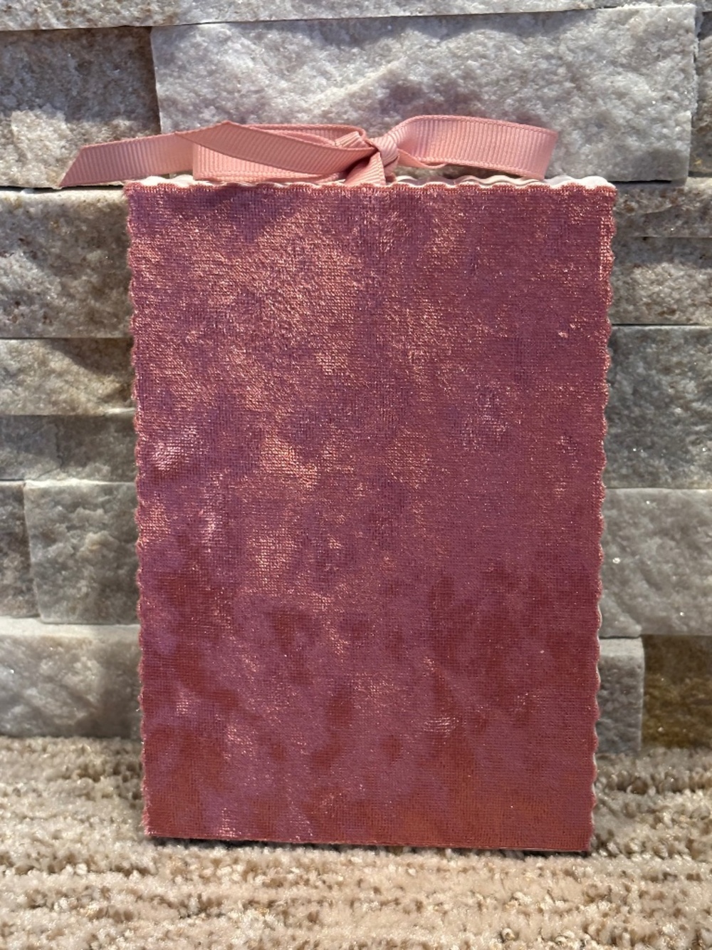 nota Velvet Textured Notepad